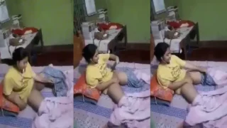 Cute Bengali Teen Didi’s Live Call Show Pussy Video MMS