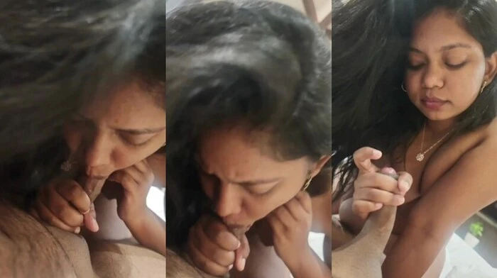 Desi Babe Taking Cum Inside her Mouth Hot Video HD